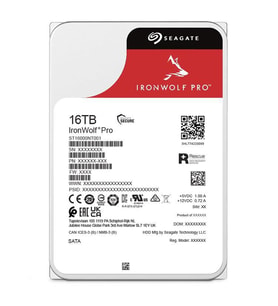 SEAGATE 3.5 16TB IRONWOLF PRO ST16000NT001 7200 RPM 256MB SATA-3 NAS Diski