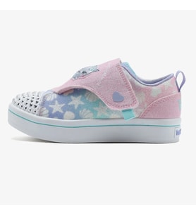 Skechers Twi-Lites-Twinkle Pets Kids Light Sneaker Cırt Cırtlı Işıklı Sesli Çocuk Ayakkabısı Pembe