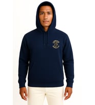 Kapüşonlu Sons Of Anarchy California Logo Cep ve Sırt Tasarımlı Unisex Sweatshirt