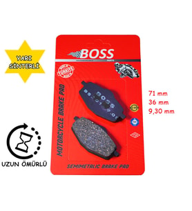 Yamaha Ybr Ön Fren Disk Balatası (2004-08) Boss Fa101 Cygnus Rs - Xt 600 (Arka)