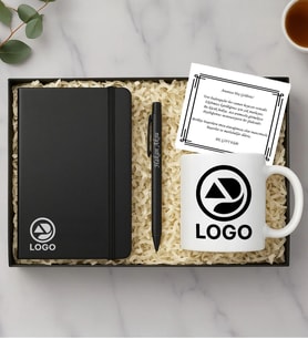 BK Gift Kişiye Özel Logolu Defter, Kupa ve Tükenmez Kalem Kurumsal Hoşgeldin Hediye Seti-1  Kurumsal Welcome Kit, Yeni İş Hediyesi