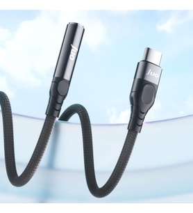 USB Type-C to 3.5mm Jack Aux Kulaklık Mikrofon Çevirici Dönüştürücü Adaptör Kablo