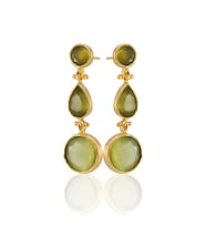 Kadir Jewellery 22 Ayar Altın Kaplama Vintage Küpe -El İşçiliği Ve Hipoalerjenik Küpe