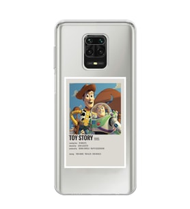 Redmi Note 9 Pro/Note 9S Uyumlu Toy Story Minimalist Poster Desenli Şeffaf Telefon Kılıfı