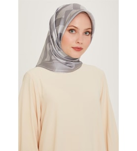 Sura İpek Eşarp  9255D (S ) (Gri)