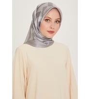 Sura İpek Eşarp  9255D (S ) (Gri)