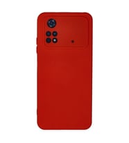Xiaomi Poco M4 Pro 4g Kılıf Nano İçi Kadife Silikon - Kırmızı