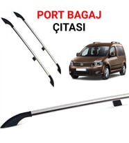 Caddy Uzun Şase Portbagaj Tavan Çitası Gri 2011 2012 2013 2014 2015 2016 2017 2018 2019 2020