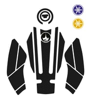 Grippatch Yamaha YZF-R1 (2016-2017) Uyumlu Kaydırmaz 15 Parça Tank Pad Seti GTC01