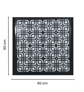 Led Döşenebilir Asma Tavan Uyumlu 60x60 Tavan Paneli (Siyah)