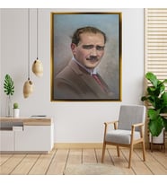 ÇERÇEVELİ ATATÜRK TABLO S671