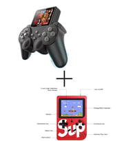 Gameboy S10 Retro Konsol Kutusu Retro Joystick 520 Oyun&Nostalji Mini Atari İkili Set