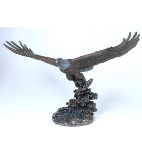 VERONESE BİBLOLAR-Wise Hayvanlar Alemi-WISE KARTAL BALIK AVINDA-54x25x38 CM-JWU74876A4