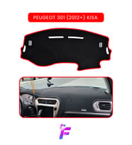 PEUGEOT 301 (2012+) Kısa Kasa Uyumlu Torpido Örtüsü Çatlama ve Isıya Karşı Tam Koruma T81
