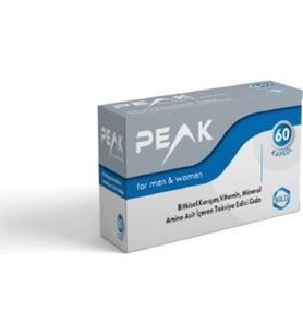 Peak Bitkisel Karışım Vitamin & Mineral 60 Kapsül