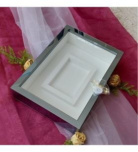 25X35 FÜME LEDLİ FOTOĞRAF BÖLÜMLÜ ANI ÇERÇEVESİ- NİŞAN SÖZ GÜLLERİNİZ İÇİN ÇERÇEVELER