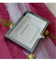 25X35 FÜME LEDLİ FOTOĞRAF BÖLÜMLÜ ANI ÇERÇEVESİ- NİŞAN SÖZ GÜLLERİNİZ İÇİN ÇERÇEVELER