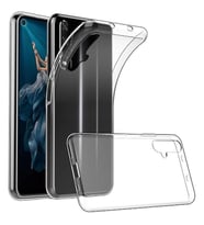 Coverzone Huawei Nova 5T ?le Uyumlu K?l?f Transparan Z-Coss GlassElegance TPU Tam Koruma Arka Kapak ?effaf Renk