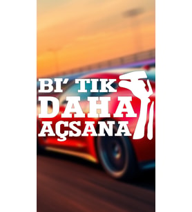 Bi Tık Daha Açsana 23x14 Jdm Yazı Araba-motosiklet Cam Etiket Sticker Beyaz Renk