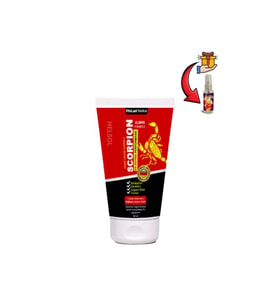 Süper Scorpion Erkeklere Özel Gecik.tiricili ve Sertleştiren Krem 50 ml x 1 ad.+Lustra Masaj Yağı