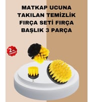 3’lü Matkap Ucu Fırça Takımı Zorlu Kirler İçin