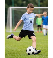 Civil Boys Argentina Baskılı 2'li 10-13 Yaş Takım - Pamuk Forma - Mavi