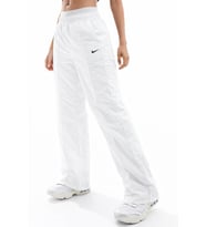 Nike Trend Woven Baggy Parachute Pants Kadın Dokuma Bol Kesim Paraşüt Eşofman Altı Beyaz