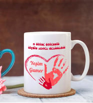 Kişiye Özel O Güzel Gözlerin Hiç Acıyla Islanmasın Tasarımlı Kupa (Beyaz)