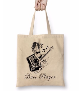 Bass Player Baixista SlaPBass BR Bez Çanta Uzun Saplı