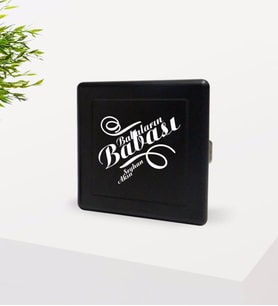 BK Gift Kişiye Özel Babaların Babası Tasarımlı Siyah Metal Sigara Tabakası-1