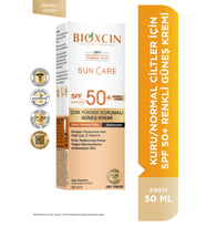 Bioxcin Sun Care Çok Yüksek Korumalı Kuru Normal Ciltler Için Renkli Güneş Kremi Spf 50 50ml Tinted