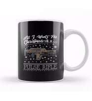 All I Want For Christmas Is A Pulse Rifle Aliens Kupa Bardak Porselen