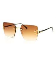 Falenti FL753314 55 Unisex Güneş Gözlüğü (Kahverengi)