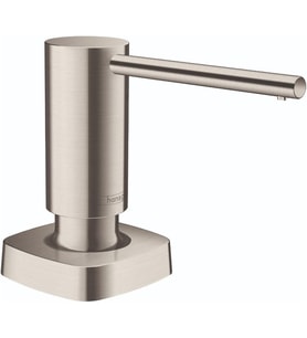 Hansgrohe 40468801 Sabun Metris Dispenseri, Çelik Optik