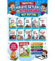 1.Sınıf Kıkırdatan Öyküler (10 Kitap)+Kitap Okuma Not Defteri