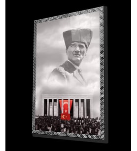 Atatürk Cam Tablo 4 mm Dayanıklı Temperli Cam