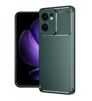 Durukar® Reno 13F Kılıf Auto Focus Karbon Kapak - Koyu Yeşil
