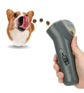 Kedi ve Köpekler İçin Hazneli Mama Fırlatma Oyuncağı Yem Atıcı Aparat (5343)