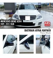 Mercedes X204 GLK Yarasa Ayna Kapağı Batman Parlak Siyah Piano Black