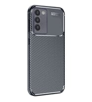 Vivo V30 Lite 4g Kılıf Auto Focus Karbon Kapak - Siyah