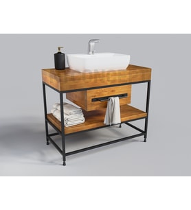 Ntconcept Lia Masif Ahşap Lavabo Dolabı Hilton