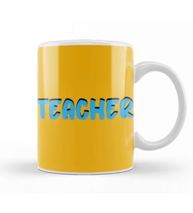 Teache Gift Learning Inspire Science Student School Inspirational Kupa Bardak Porselen