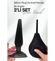 Anal Keyfinizi İkiye Katlayın: Siyah Silikon 11 cm ve Anal Pompa
