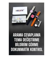 Mey İthalat® Akıllı Saat Yeni Nesil Bluetooth Bağlantılı Uyku Sağlık Takibi GPS Ve NFC Uyumlu