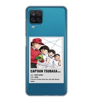 Samsung Galaxy A12 Uyumlu Tsubasa Poster Tasarımlı Şeffaf Telefon Kılıfı