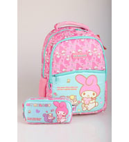 DEKOMUS İLE YENİ SEZON LİSANSLI MY MELODY&BEST FRIENDS "MELOPINK KOLEKSİYONU" OKUL VE KALEM ÇANTASI SETİ