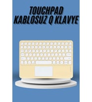 Touchpad Tüm Cihazlara Uyumlu Bluetooth Klavye Touchpad Slim Kablosuz Wifi Q Klavye - Lisinya