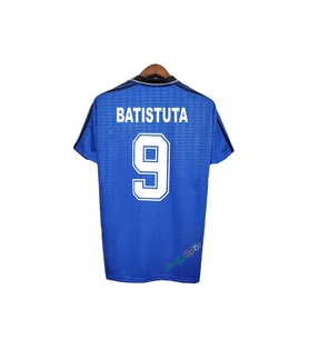 Profesyonel İthal Kalite Batistuta Arjantin 1994 Dünya Kupası Retro Maç Forması