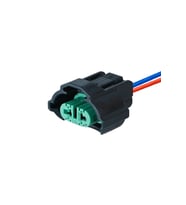 H11 Sis Lambası Soketi Yeşil 2 Pin Kablolu