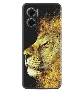 Xiaomi Redmi Note 11E Kılıf Resimli Desenli Baskılı Silikon Leon 1323